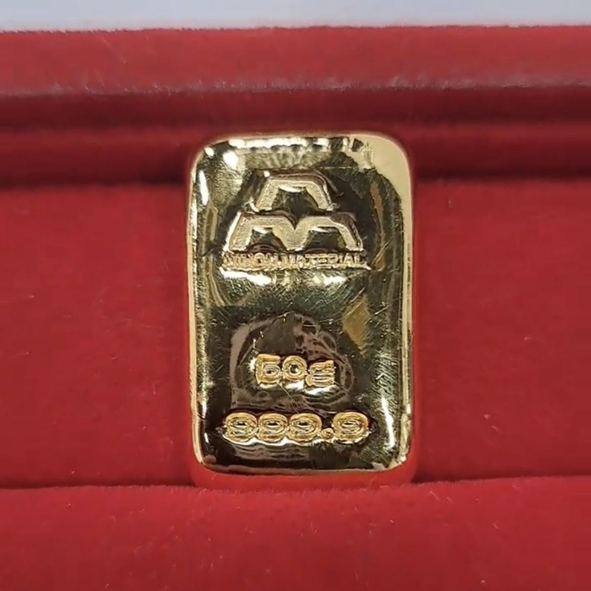 純金インゴット50gの買取紹介です。【金の買取はお任せください！】