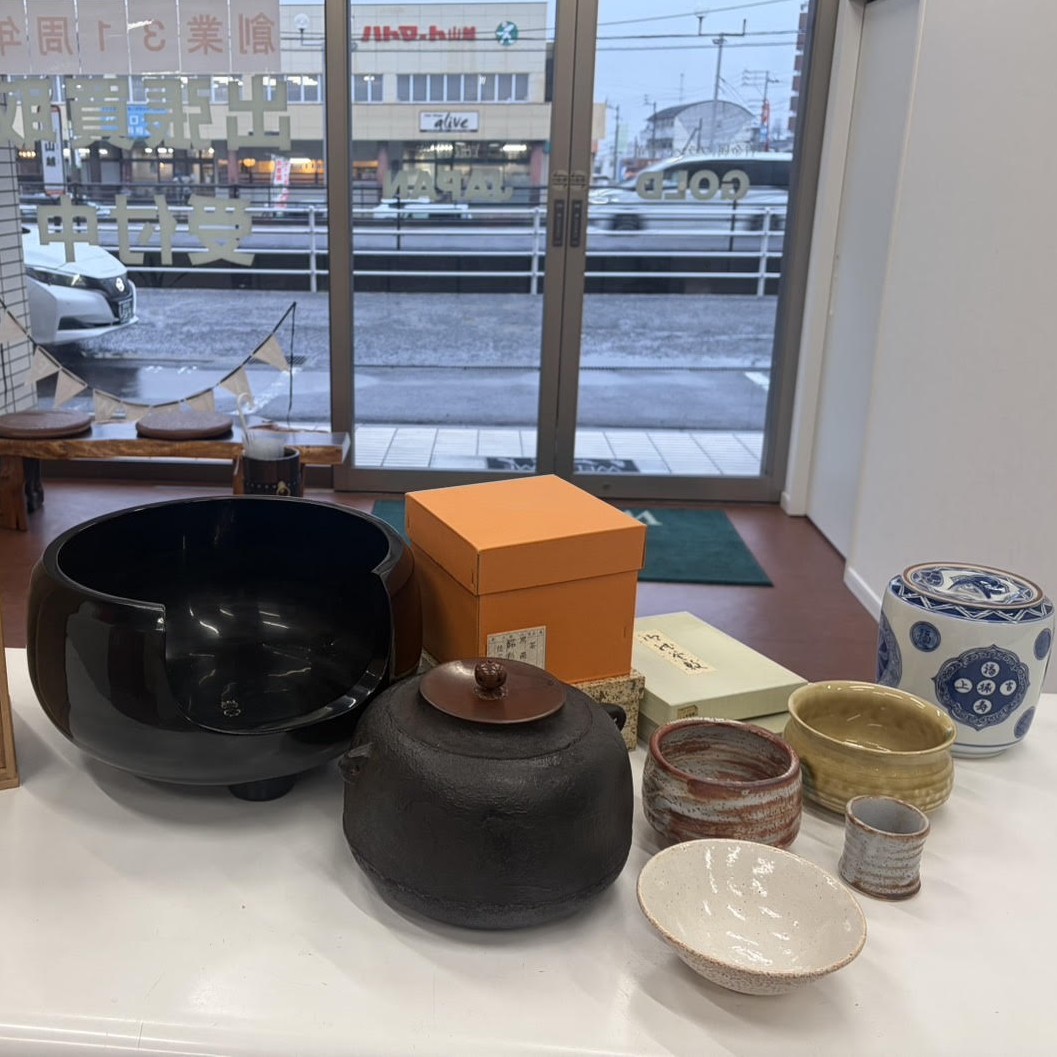 茶道具をお買取りいたしました！お稽古用からお茶会用まで幅広く取り扱っております！