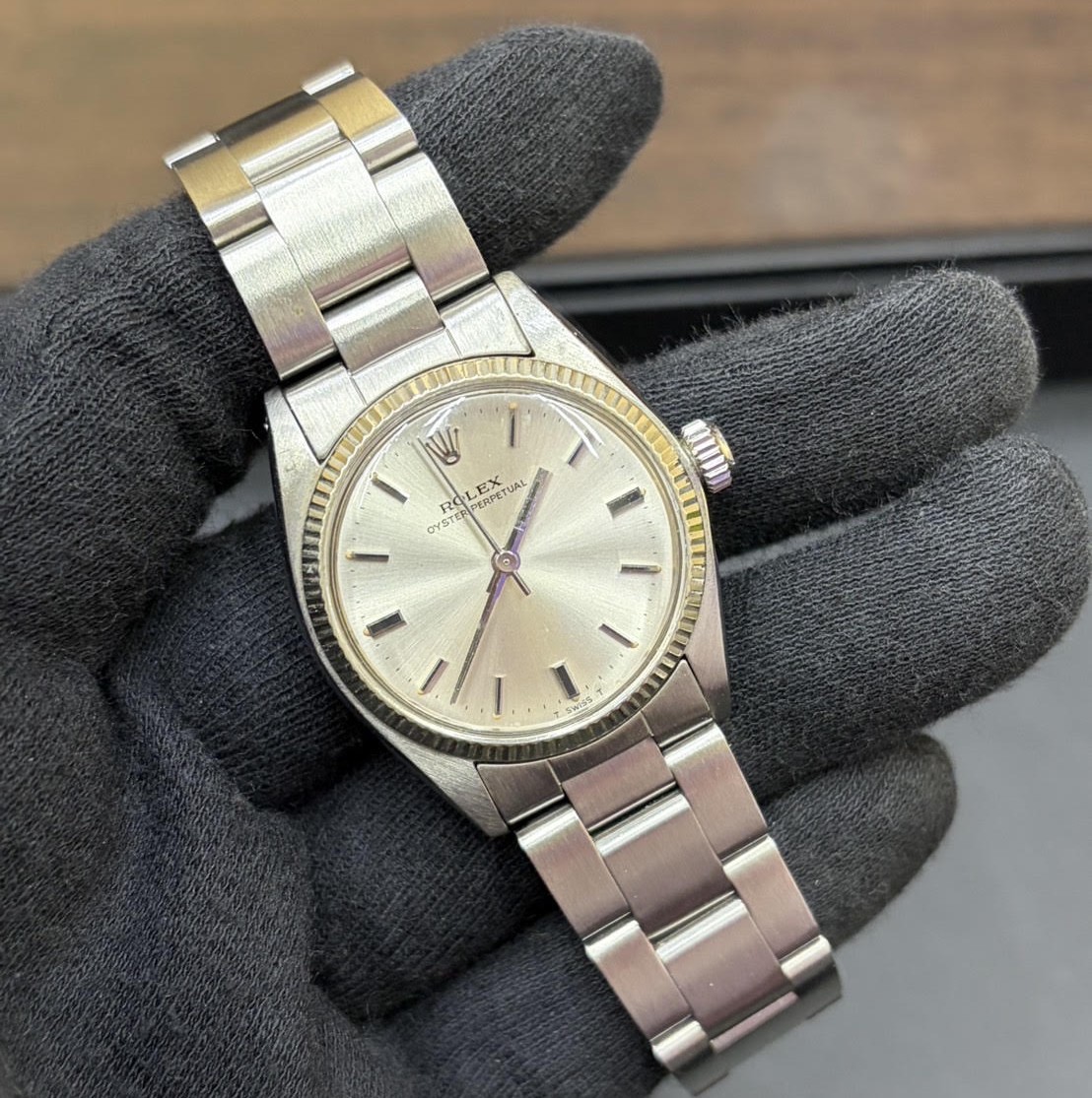 ROLEX オイスター パーペチュアルの買取紹介です。【付属品がなくても買取ります！】